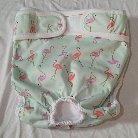 Pet Magasin Luxury Reusable Dog Diapers Durable & Washable Sanitary Wraps Sz L - Picture 1 of 7
